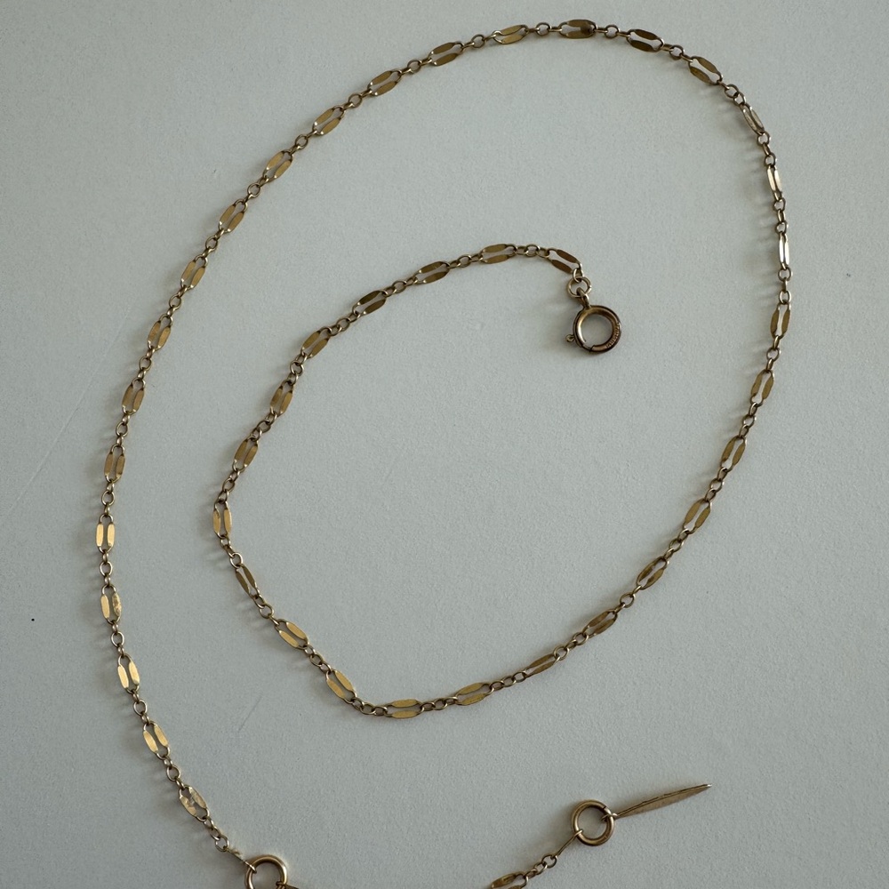 14K Dainty Russian coin / Monet coin 16.5 inch choker